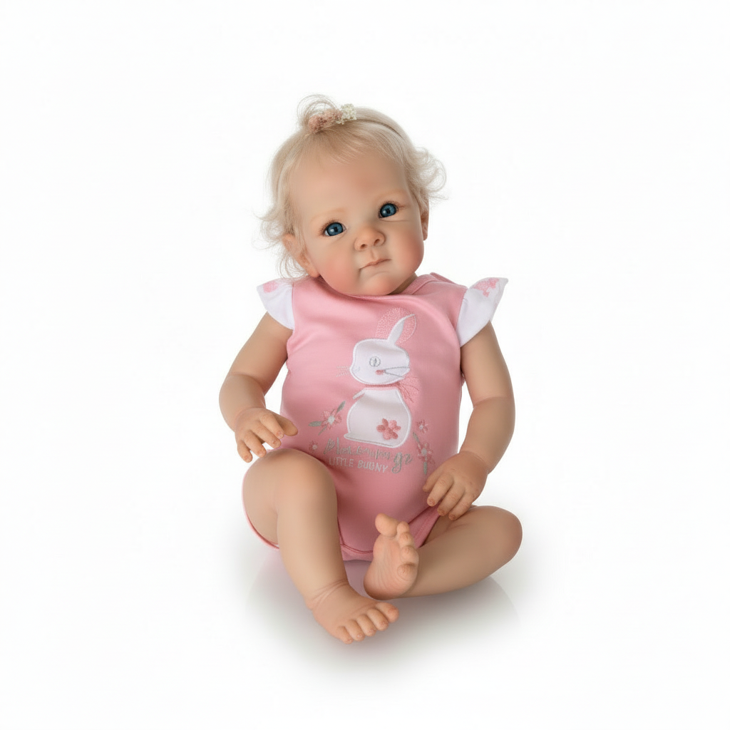 Ellie in natural position without rabbit