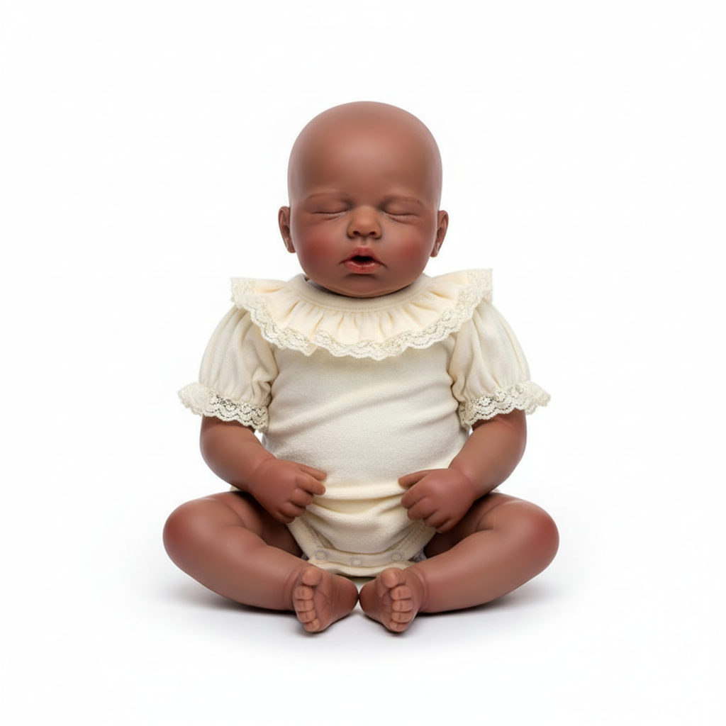 Leyah in white dress