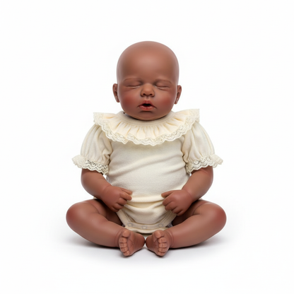 Leyah in white dress