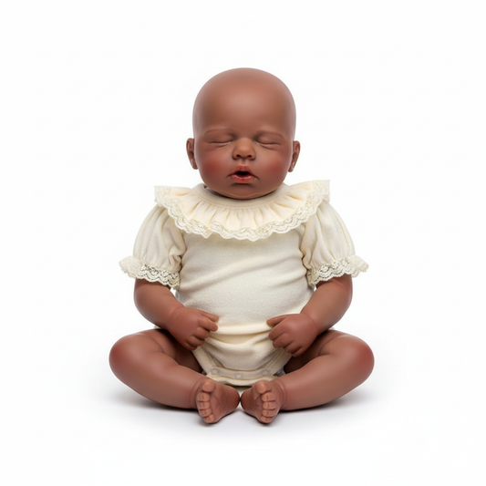 Leyah in white dress